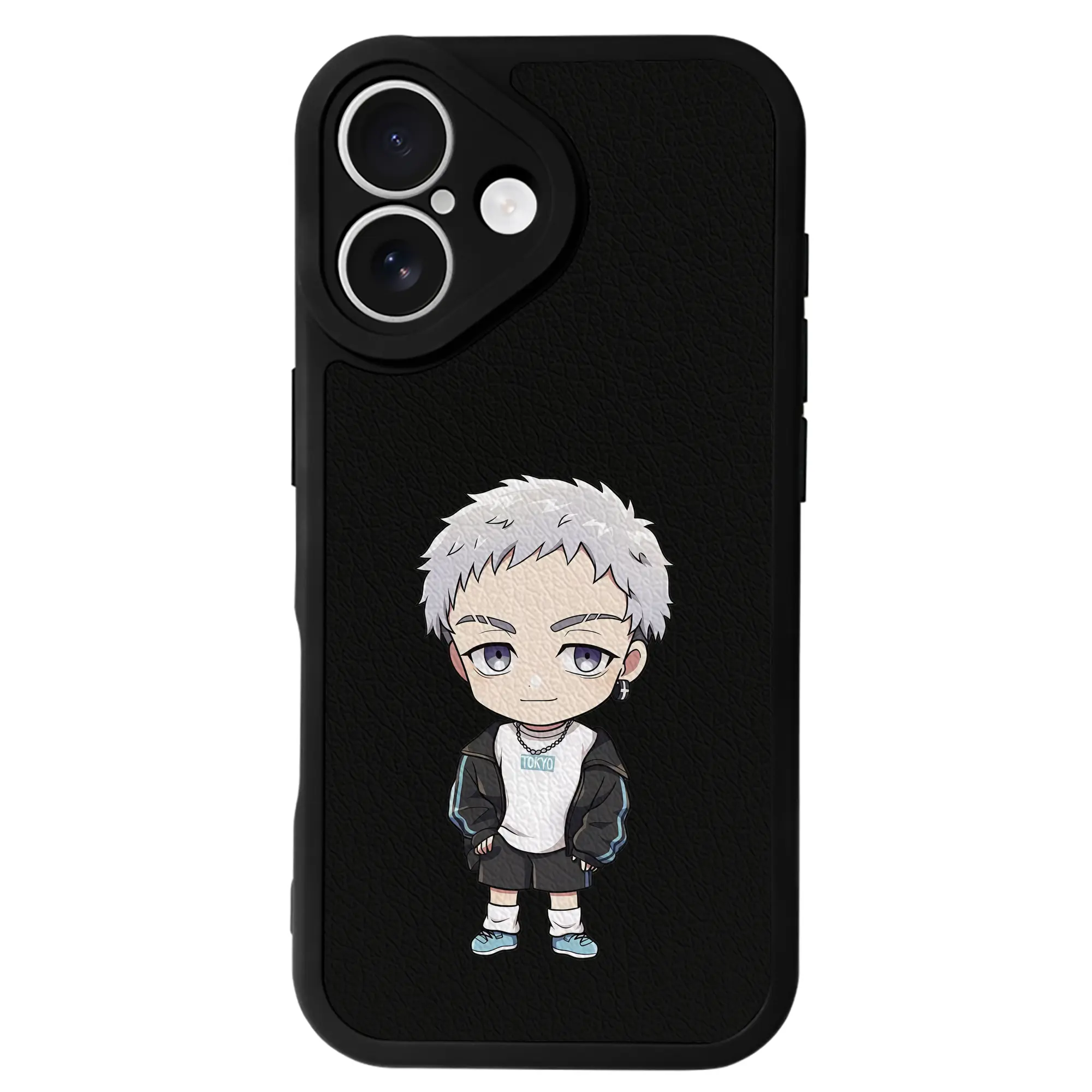 東京リベンジャーズ グッズ,三ツ谷隆 - IPhone 16シリーズ対応 ・ シリコンスマホケース ・ レザー調 ・ 高精度フィット ・ 耐衝撃 ・ ワイヤレス充電対応 ・ 精密カット